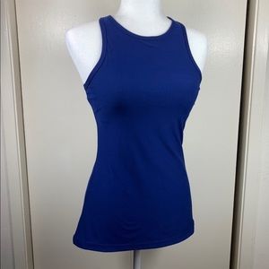 Blue workout tank